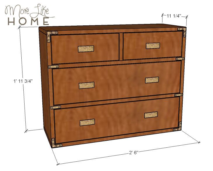 More Like Home Rustic Captain's Chest Nightstand Friday Hack